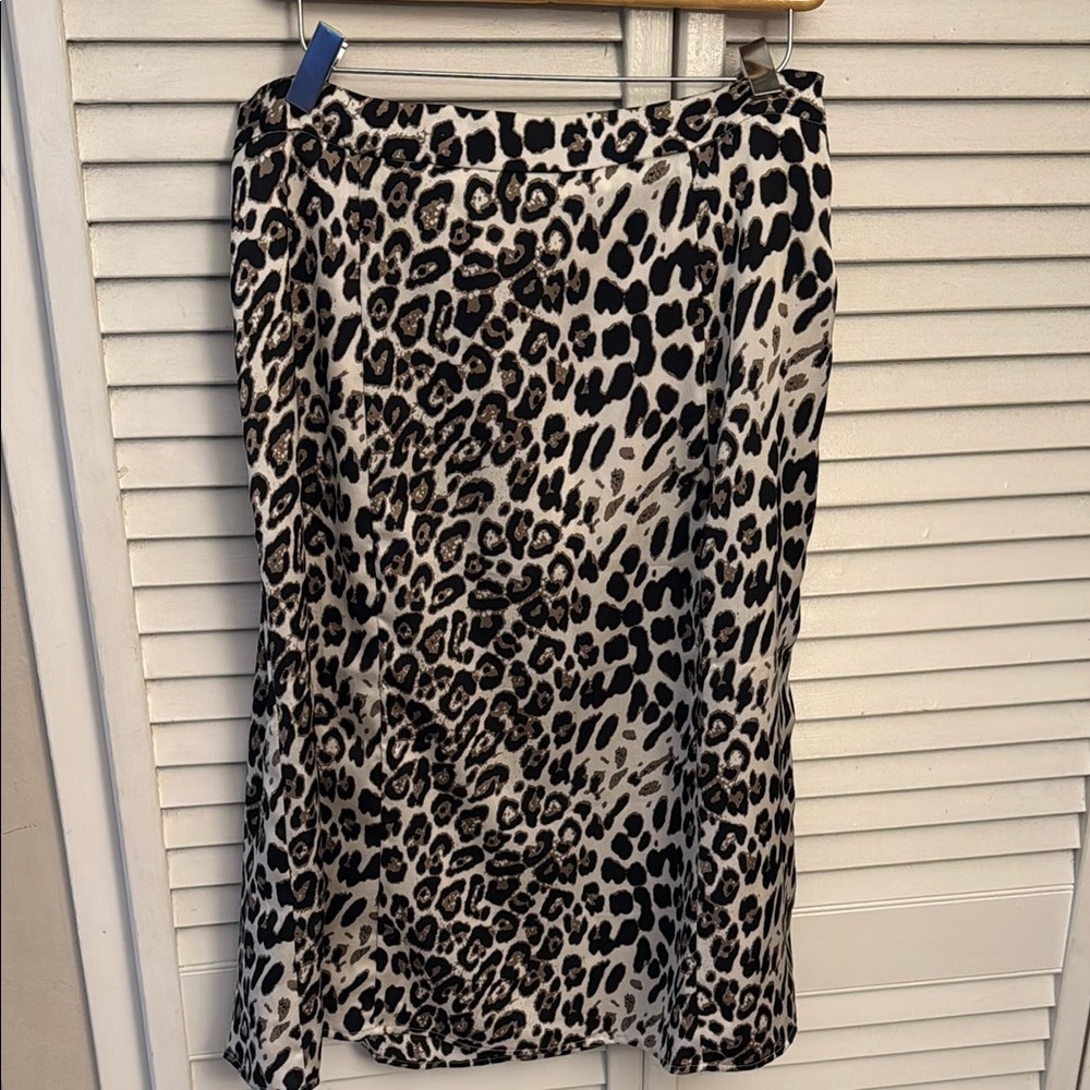 Leopard Print Women's Skirt